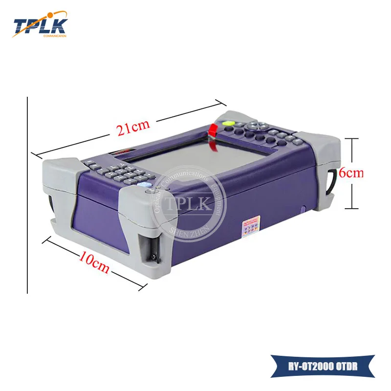 Быстрый автоматический тест цифровой оптического волокна SM OTDR тест er RY-OT2000, 1310/1550nm с 5 мВт Визуальный красный свет дефектоскоп(VFL