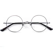Ретро Круглые очки для глаз для женщин оправы для очков винтажные ультралегкие очки для близорукости оправы из сплавов RX очки