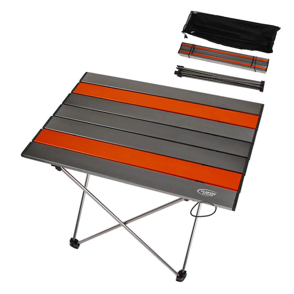 

Portable Foldable Table Ultralight Aluminium Alloy Picnic Folding Desk Outdoor Furniture Computer Bed Tables Camping Equipment