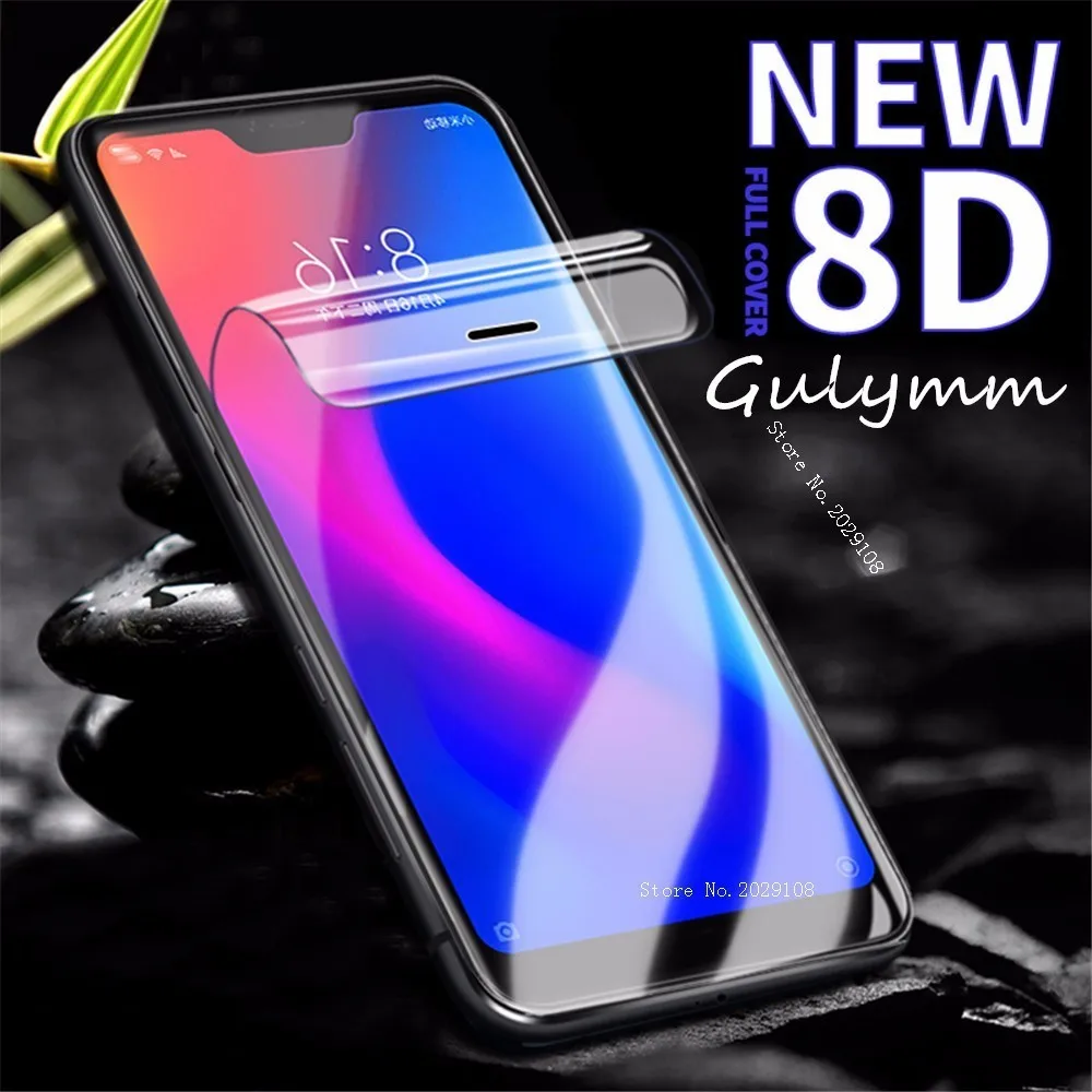 

8D Full Screen Protector Hydrogel Film On The For Xiaomi Redmi Note 5 6 7 Pro Protective Soft Film For Redmi 5A 6A PLus Mi Play