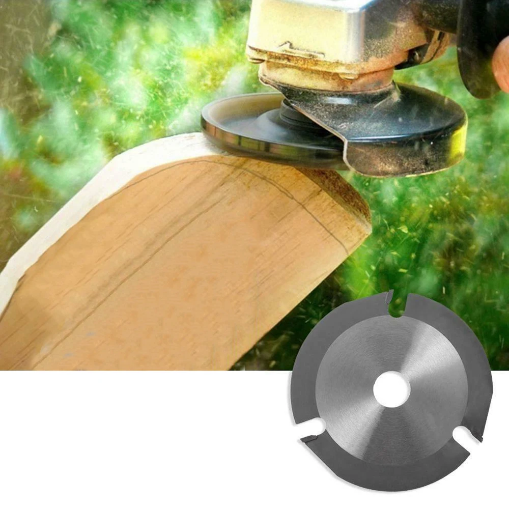 

Round Wood Saw Blade Circular Saw Blade Cutting Disc Wheel Three Tooth Blade Multi-Functional Grinding Tool Multitool Blades