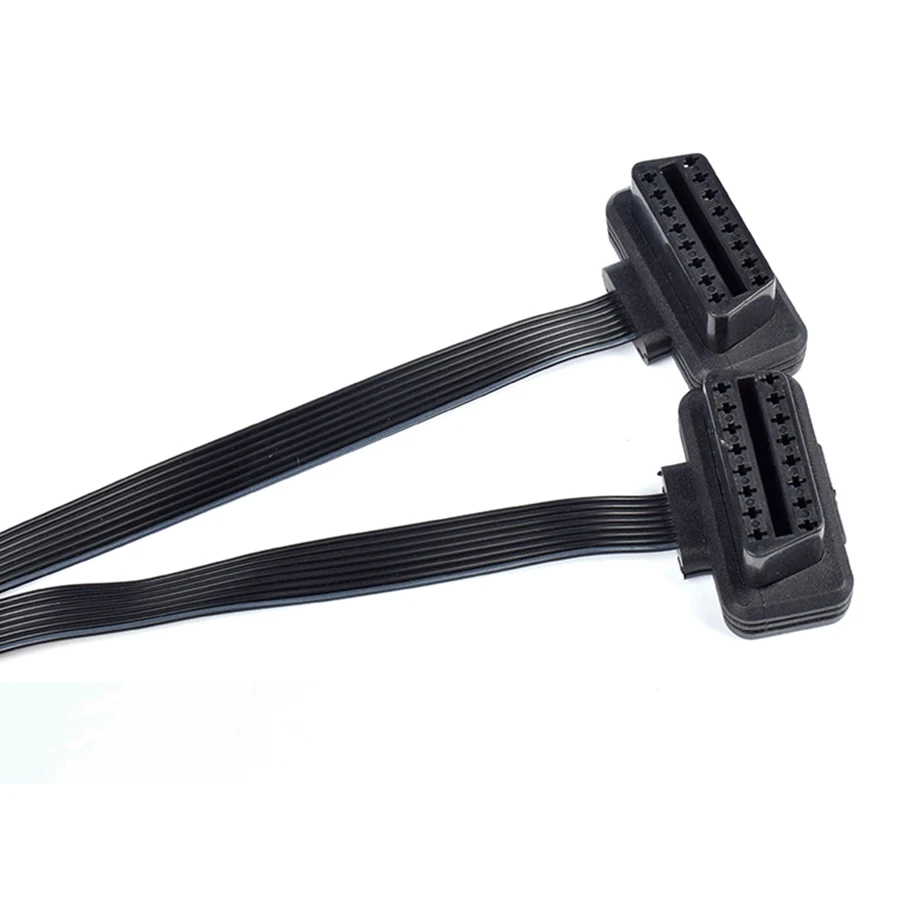 OLLGEN 60cm OBD2 Extension Cable - 16 Pin Female To Male/Female Splitter, 2-in-1 - View #6