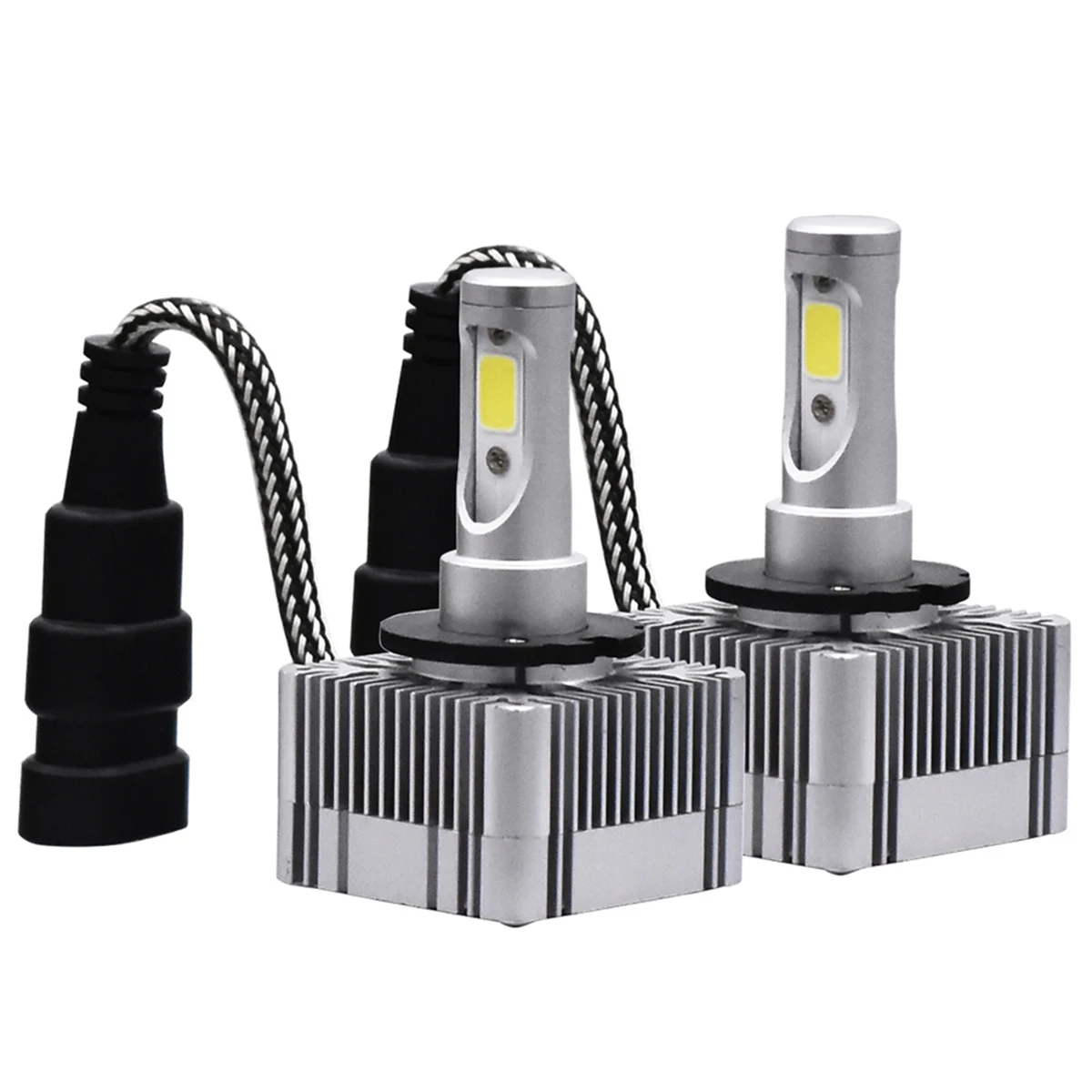 

2 pcs DC12V-24V Aviation Aluminum Waterproof D1S D1C D1R D3S D3C D3R LED Headlight Bulbs 110W 11000LM Headlamp Fog Lights 6000K