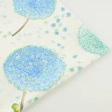 Синий одуванчик цветочный дизайн хлопок Ткань постельное белье из саржи Tecido швейная ткань лоскутное домашнее текстильное изделие украшение