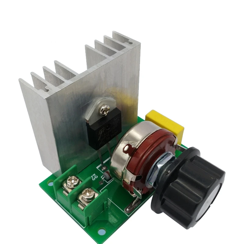 

Voltage Regulator AC 220V4000W High Power Dimming Thermostat Switch Governor