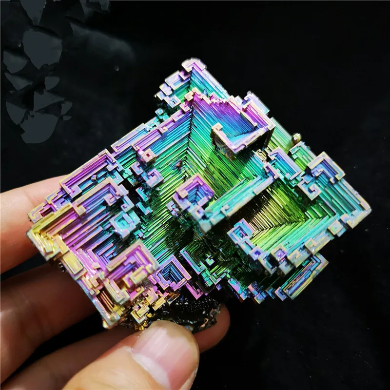 10 20g Bismuth 100 Natural Stone Decoration Bismuth Metal Crystal Beautiful Natural Antimony 