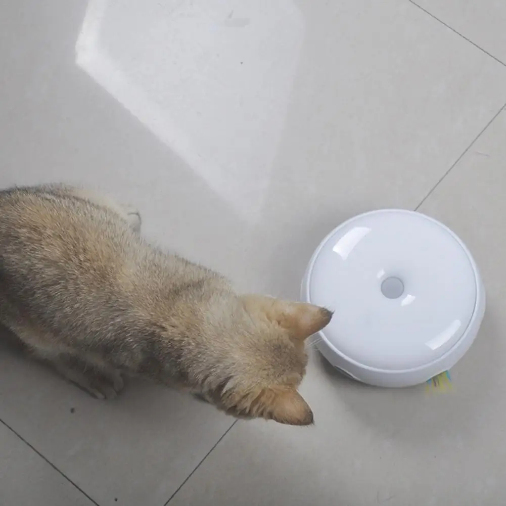 Electric Cat Toy Smart Teasing Cat Stick Crazy Game Spinning Turntable Cat Catching Mouse Donut Automatic Turntable Interactive
