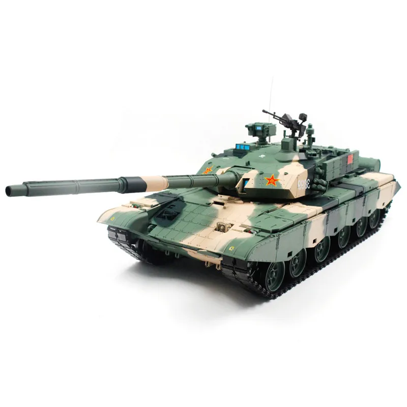 Heng длинный Радиоуправляемый боевой танк Танк 1/16 2 4G вращающийся на 270 градусов