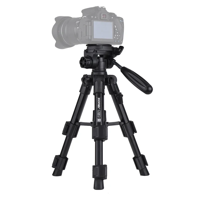 ZOMEI Q100  Camera Tripod 52cm/20" Lightweight Aluminum with Quick Release Plate/ Carry Bag for Canon Nikon Sony DSLR 5
