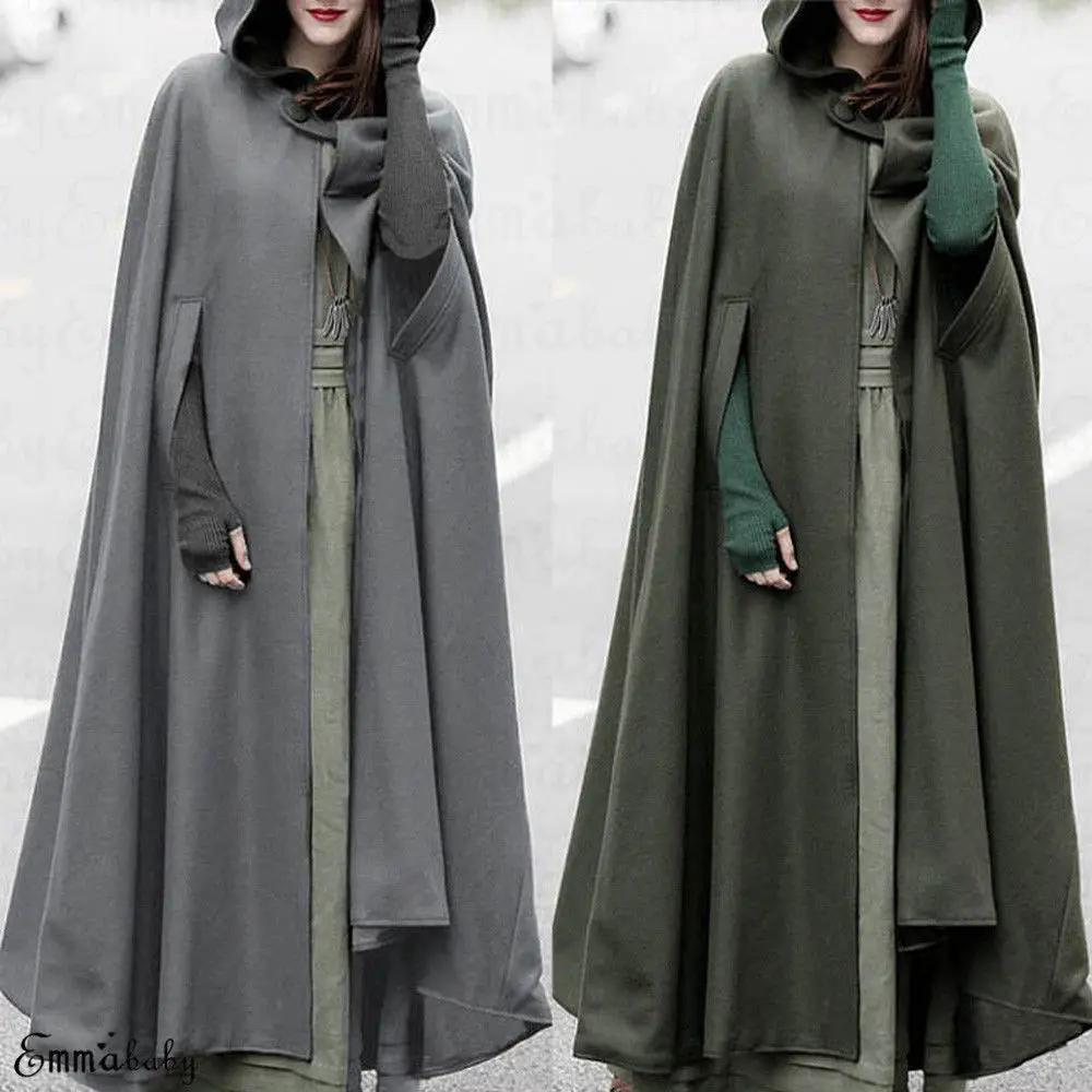 sleeveless hooded cloak