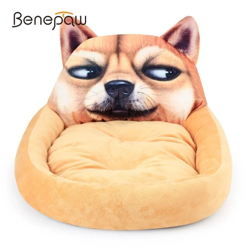 

Подушка для собаки Benepaw, горячая Распродажа, кровать для питомца щенка, Спящая мягкая,