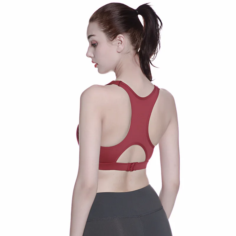 

Beautiful Back Bodybuilding Bras Quick-drying Breathable Slim Fit Sexy Motion Underwear Cozy Adjustable Buckle Sports Crop Top