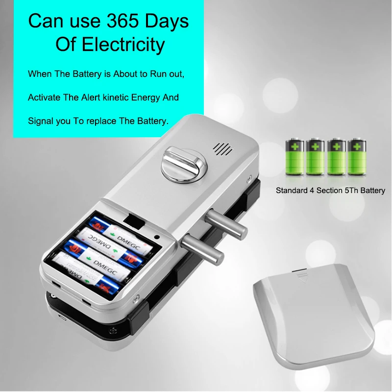 Electronic Digital Door Lock Glass Door Lock Electric With Touch Keypad Smart Card Remote Control Office Home Fingerprint Lock  