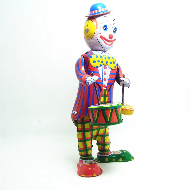 Antique Style Tin Toys Wind Up Robots iron Metal Models for Children/Adult Home Decoration Craft MS363 clown | Игрушки и хобби