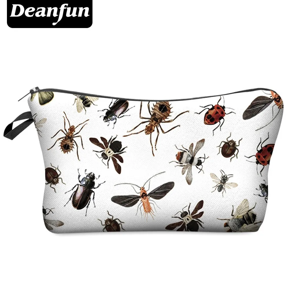 

Deanfun 3D Printing Vivid Insects Cosmetic Bags Women Fashion Fun Waterproof Makeup Bag Gift Organizer Hzb-8 #