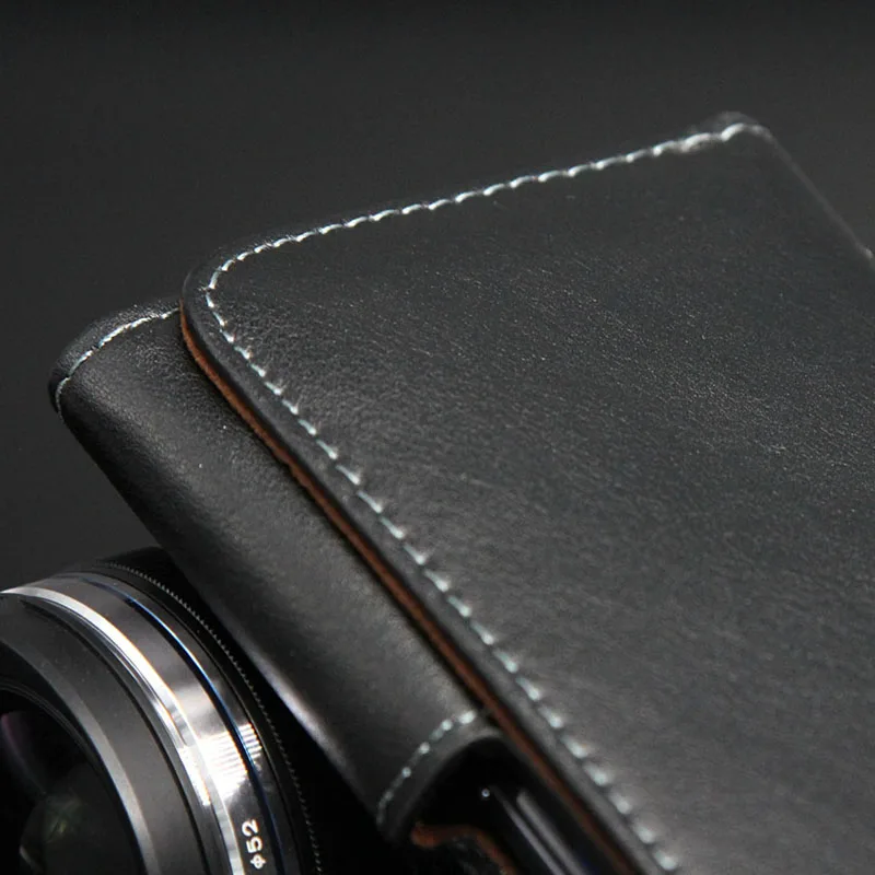 Fashion Mens Universal Horizontal Genuine Leather Waist Pack Belt Clip Bag for iPhone XS MAX XS X 5s 8 Pouch Holster Case Cover