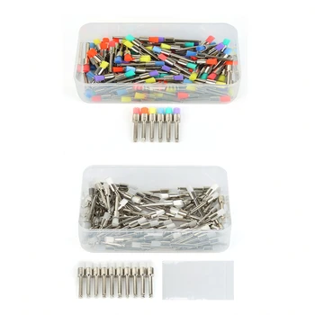 

100PCS 0.6/0.4cm Disposable Nylon Latch Polishing Polisher High Temperature Prophy Brush Teeth Whitening Dental Care Brush TSLM2