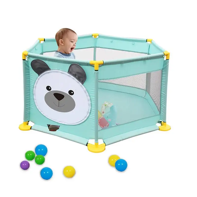 الأطفال روضة Playard لعب كرة أوشن بركة مجموعة سرير بيبي سياج إبقاء طفلك آمنة مع توفير كبيرة الألعاب منطقة