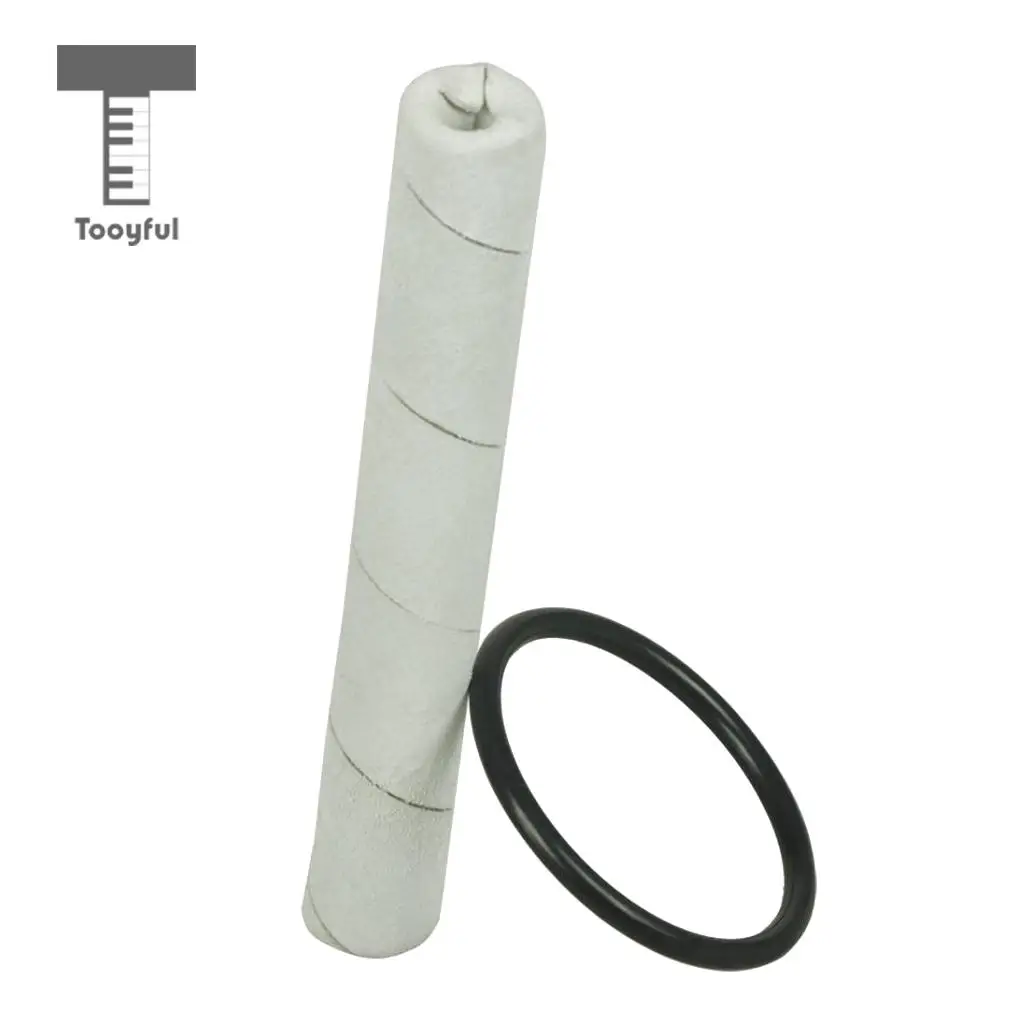 

Tooyful Suede Mallet +Rubber O-Ring Kit for Playing Quartz Crystal Singing Bowl