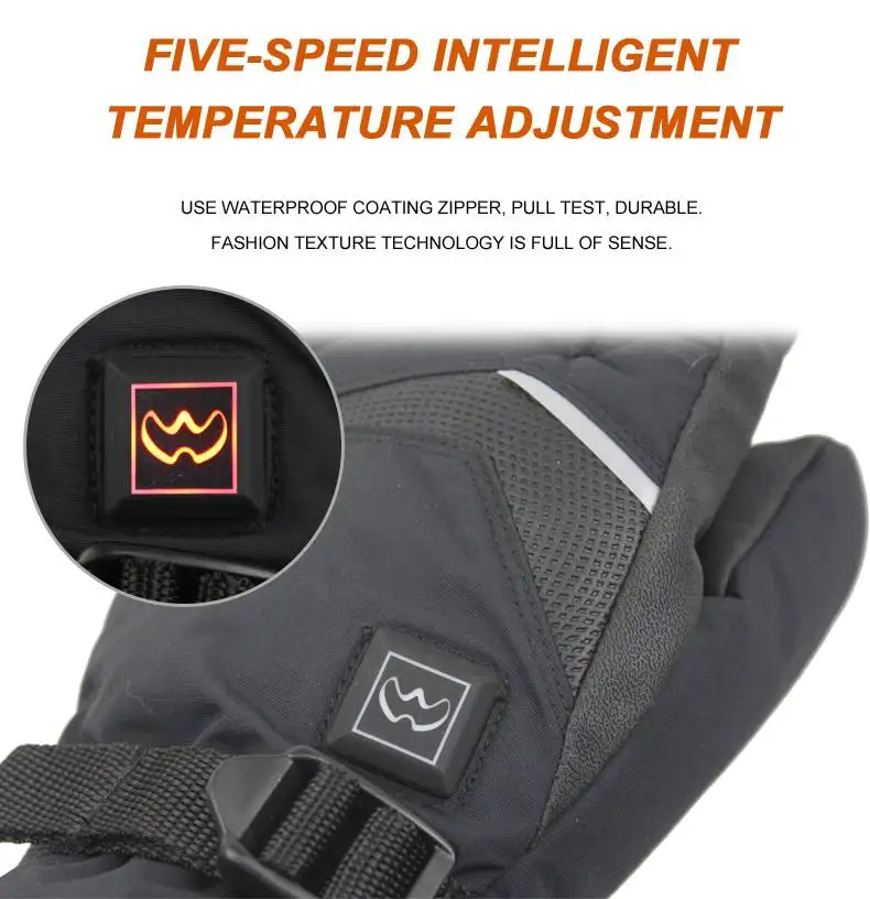 Rechargeable Battery Electric Heated Hands Motorcycle Gloves Winter Warmer With 2 Batteries Cycling Ski Gloves Rechargeable Battery Electric Heated Hands Motorcycle Gloves Winter Warmer With 2 Batteries Cycling Ski Gloves