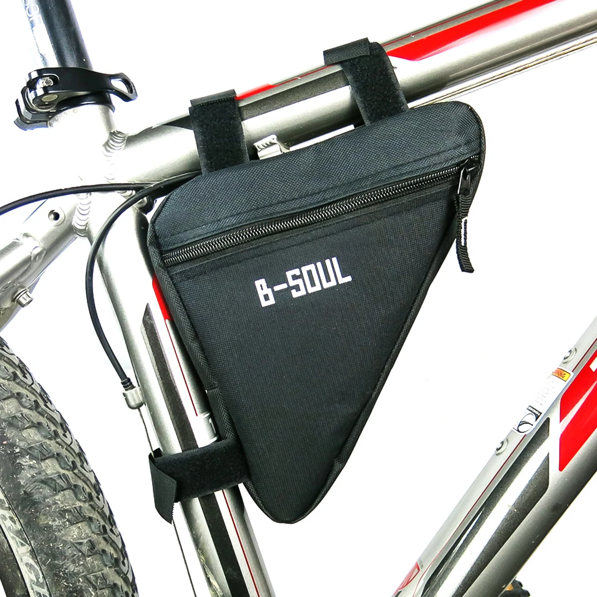 

Mini and portable Hook & Loop Portable MTB Bike Bicycle Cycle Front Top Tube Frame Storage Bag Waterproof Pack Pouch