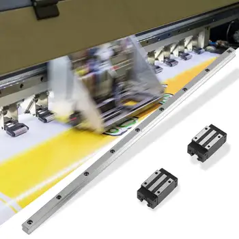 

1pc HGR20-500mm Linear Guide Rail + 2pcs Carriages Bearing Block Slider 500mm Guide Rail Slider