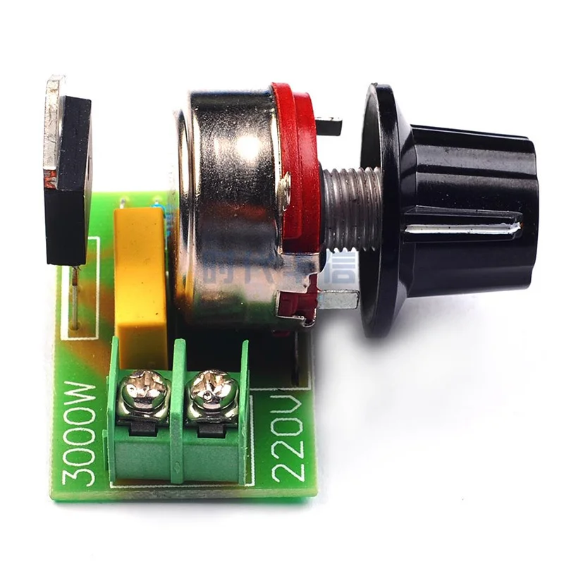 

2000 / 3000 / 3800w High-power Electronics Regulator Voltage Input Regulator 220V Silicon Controlled Thermostat Light Speed