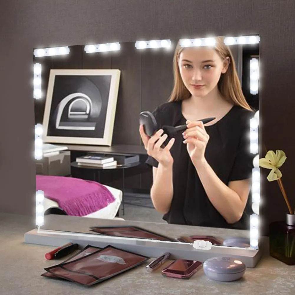 

LED Bulbs Mirror Light Makeup Vanity Mirror Lights Lamp Kit Lens Headlight s