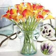 Искусственный цветок поддельные Калла лилии украшения яркие для свадьбы дома вечерние 2019ing