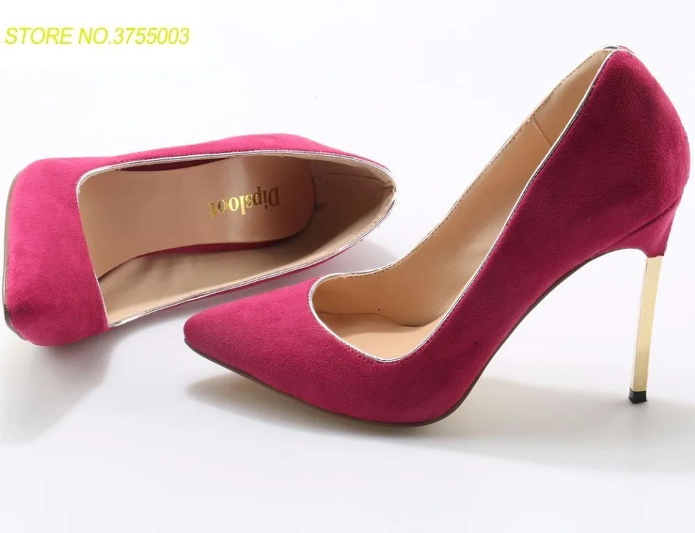 Lame As Hauts Faux Sexy Talons Dames Cuir Slip Stiletto Pompes En Shalow Chaussures Jante Or Robe On Chaude Picture Rose Suede Talon RqwAP
