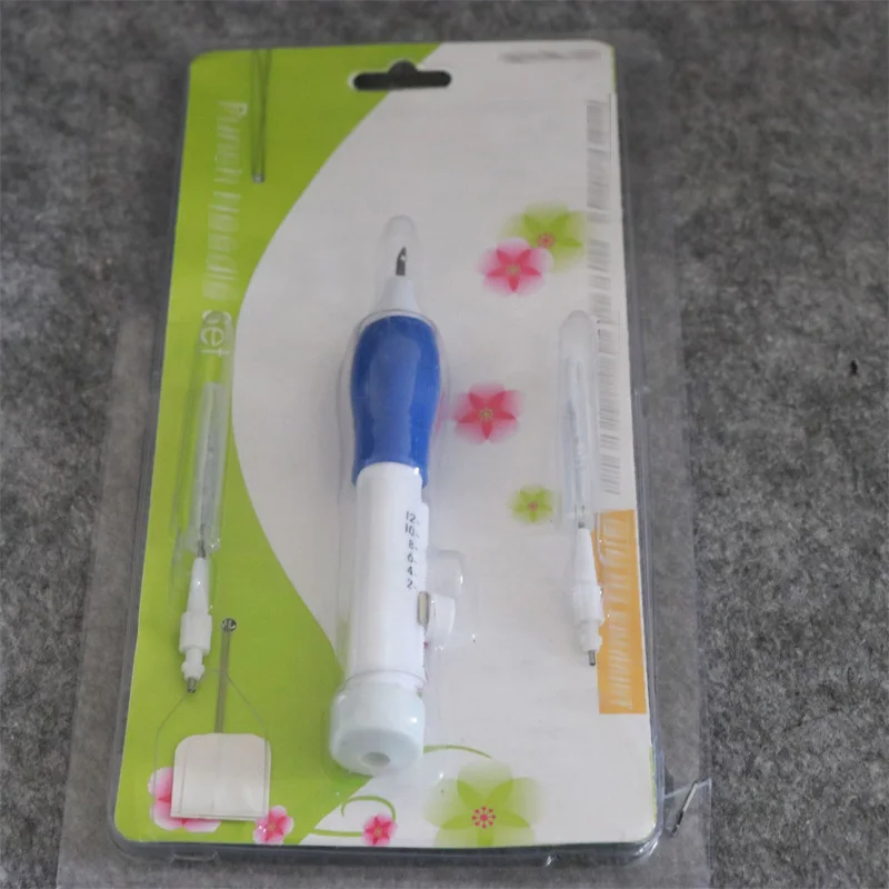 

1 Pcs Cross Stitch Punching Needle Magic Embroidery Pen Embroidery Knitting Needles Crochet Craft Sewing Tool Kit Weaving Tool