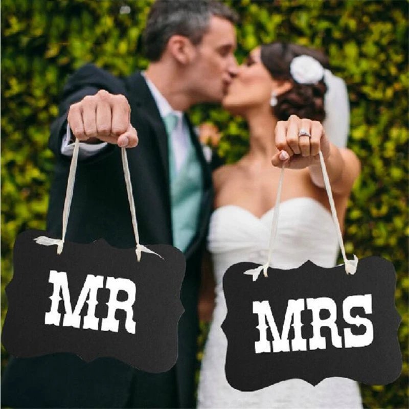 Реквизит для фотосессии PATIMATE Mr Mrs реквизит свадебной фотосъемки декор дня