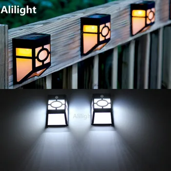 

Solar Powered Wall Mount LED Lantern Floor Step Stairs Light Outdoor Garden Lamp Underground Lamp Walkway Park Path Home Fixture