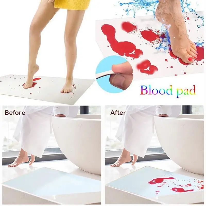 коврик для ванны меняющий цвет от воды. кровавый коврик для ванной. реклама ковриков для ванны. коврик в ванную. коврик для ванны меняющий цвет.