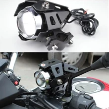 IKVVT 2 шт Мотоцикл U5 светодиодный светильник на голову противотуманная фара для вождения Точечный светильник белый