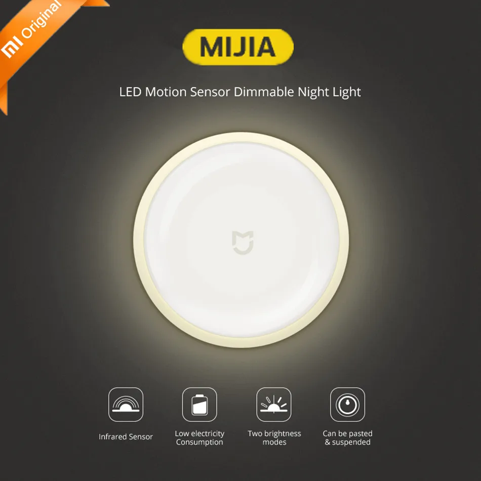 

Xiaomi Mijia LED Corridor Night Light Lamp Infrared Photosensitive And IR Body Remote Control Low Power