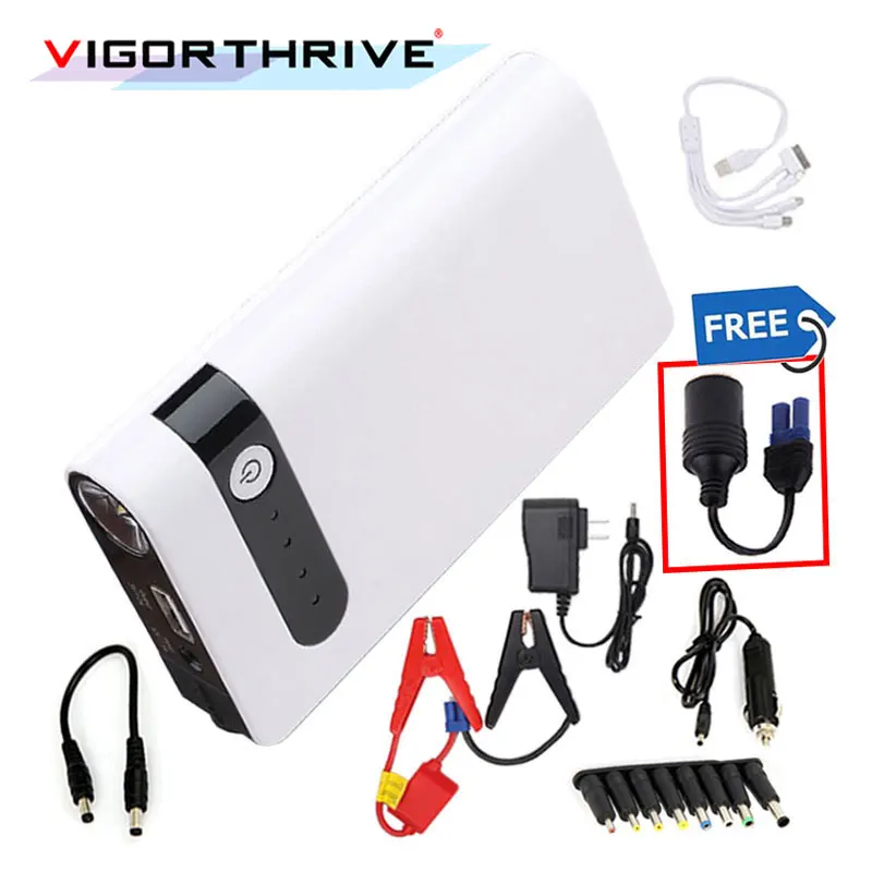 

For Car Batttery Booster Buster Car Jump Starter Portable Power Bank Vehicle Battery Charger Startup Power 12V Mini Emergency