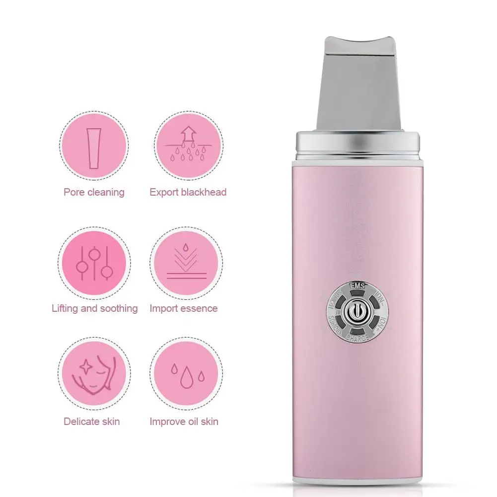

Ultrasonic Skin Scrubber Face Skin Deep Cleansing Spatula Blackhead Acne Removal Face Skin Care Tools