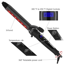 Многофункциональные щипцы для завивки вращающиеся бигуди прямые объемные двойные инфракрасные отрицательные ионы щипцы для завивки выпрямитель США штекер