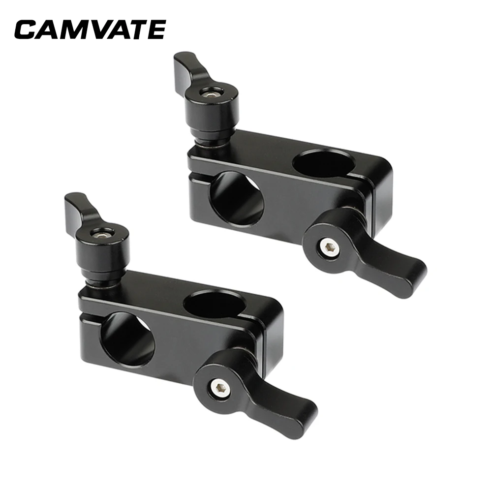 CAMVATE 90 градусный стержень адаптер зажим (черный 2 Pack) C1777|adapter clamp|rod rigrod clamp |