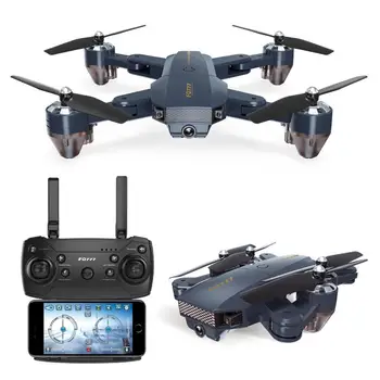 

FQ777 FQ35 WiFi FPV with 720P HD Camera Altitude Hold Mode Foldable RC Drone Quadcopter RTF - 0.3MP with Battery Kids Gift