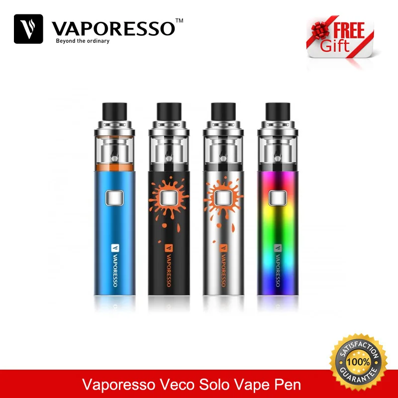 Электронная сигарета Vaporesso Veco Solo Vape Starter Kit 1500 мАч 2 мл емкость все в одном