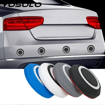 

YOSOLO 10 Pcs/pack Anti-rub Round Protective Sticker Door Edge Trim Guard Car Door Guard Corner Bumper Protector Car-styling