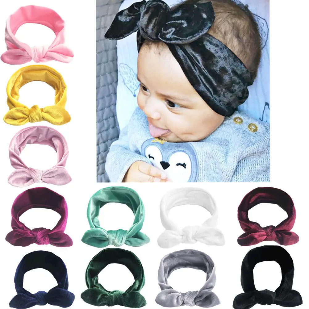 

Cute Kids Baby Girls Toddler Velvet Hair Band Headwear Headband Accessories