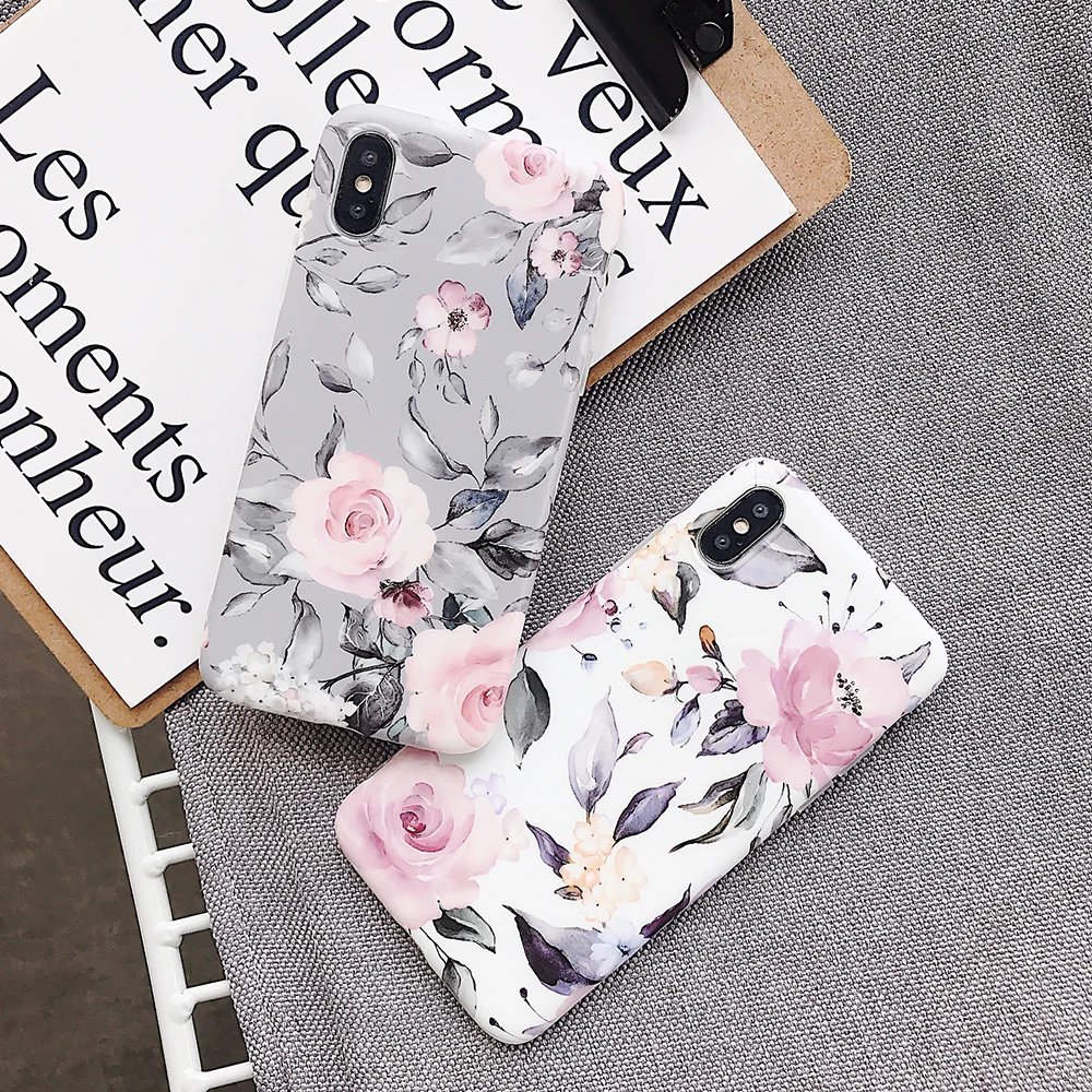 LOVECOM Beautiful Flower Cases For iPhone XS Max XR XS X 6 6S 7 8 Plus Soft IMD Protective Phone Back Cover Case Gift For Lover LOVECOM Beautiful Flower Cases For iPhone XS Max XR XS X 6 6S 7 8 Plus Soft IMD Protective Phone Back Cover Case Gift For Lover