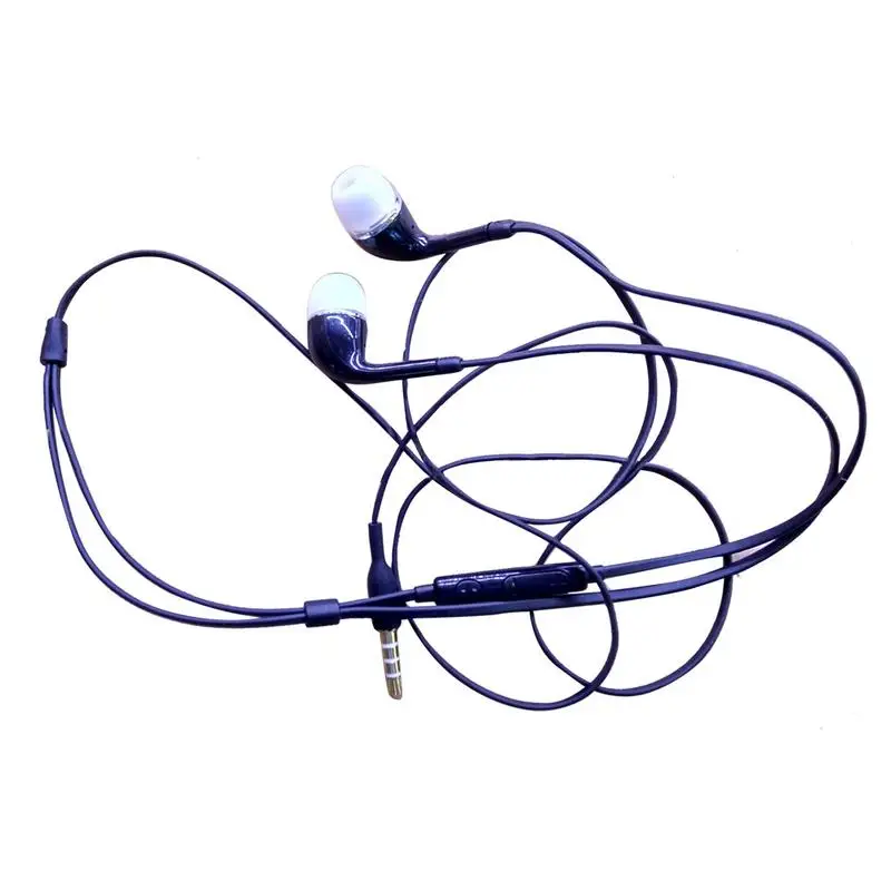 

S4 Headset Mobile Phone Drive-by-wire Intelligent Universal J5 Noodle Flat Wire with Microphone Tone Tuning White Black for Andr