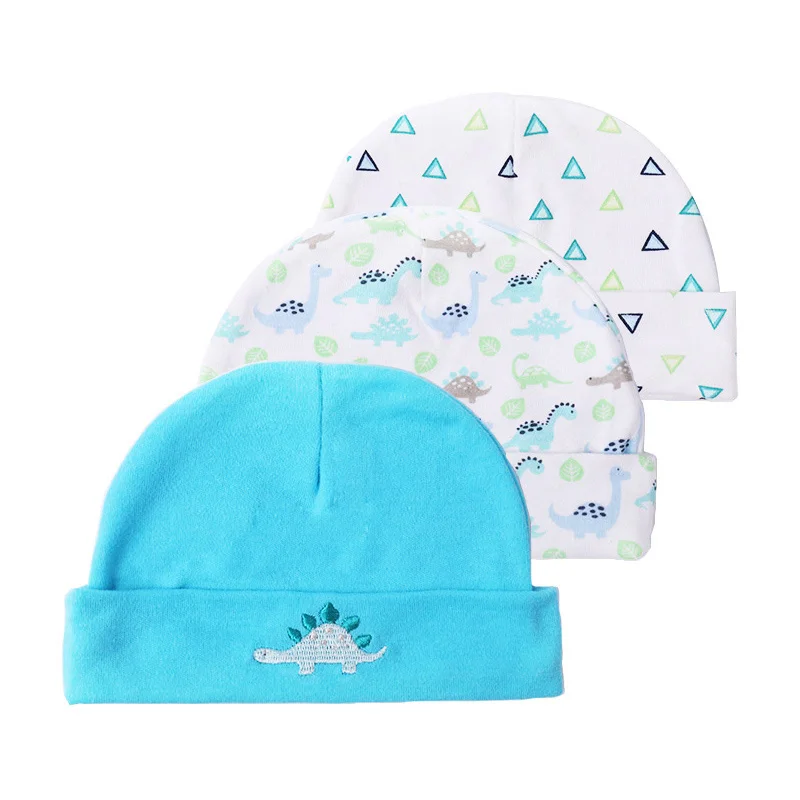 

2019 Unisex Cotton Hot Sale Baby Caps Baby Accessories 3/4Pack for Boys Girls Newborn Boy Girls Hats Infant Caps 0-6Months