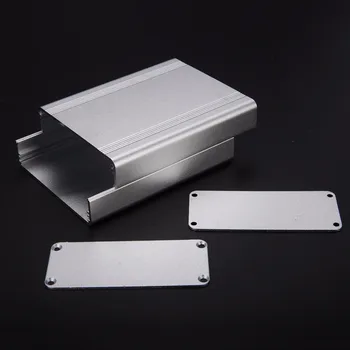 

New Silver Split Body Extruded Aluminum Box Aluminum Enclosure Electronic Project Case 110x88x38mm