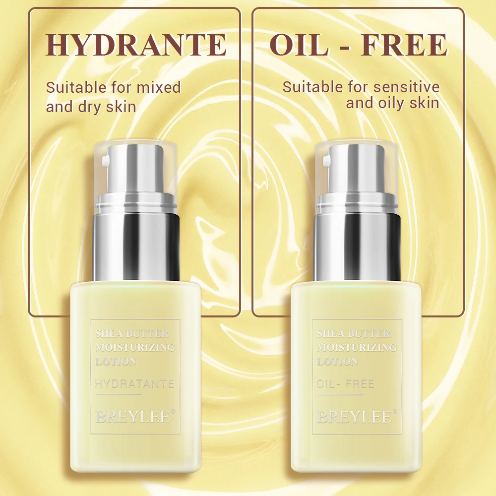 Breylee Face Cream Shea Butter Moisturizing Lotion Skin Care Anti Acne Treatment Facial Emulsion Easy To Absorb Day Night Cream