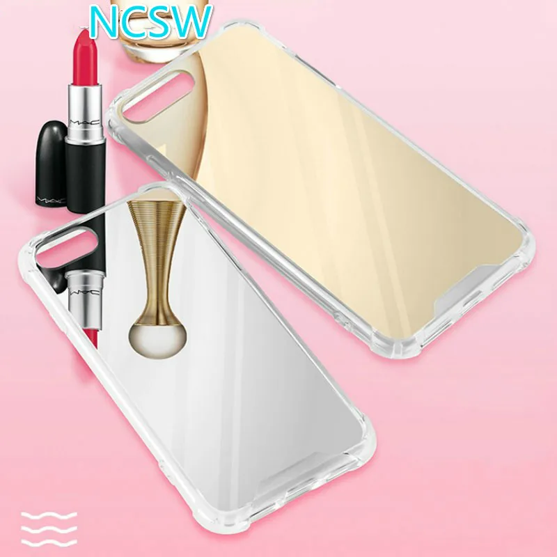 

Luxury TPU+PC Mirror Case For iPhone XS Max XR X Anti-knock Case For iphone 8 Plus 7 7Plus 6 6S Plus Back Phone Cover Protector